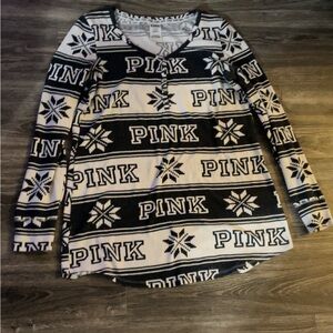 Vintage vs PINK Henley top